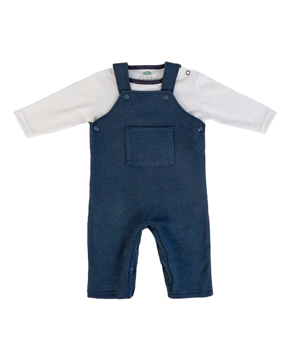 16592 - Salopette tricotée + t-shirt manches longues - AW 25-26