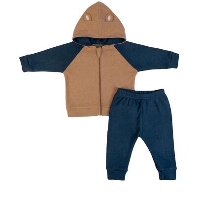 16593 - Tuta da jogging in maglia (giacca con cappuccio + pantaloni) - AI 25-26