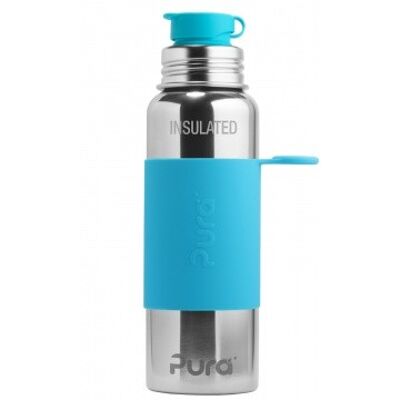 Pura thermos sports bottle 650ml + aqua sleeve