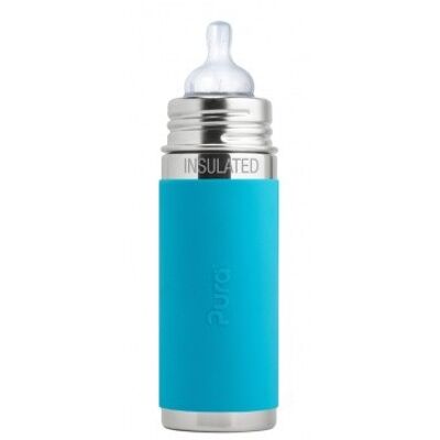 Pura thermos speenfles 260 ml + aqua sleeve