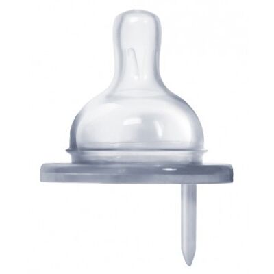 Pura silicone teat 2 pieces fast flow