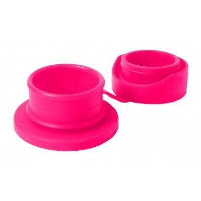 Gorra deportiva de silicona Pura rosa