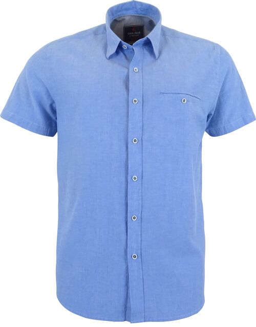 Cool Blue kortärmsskjorta ljusblå - 399 kr - Blue