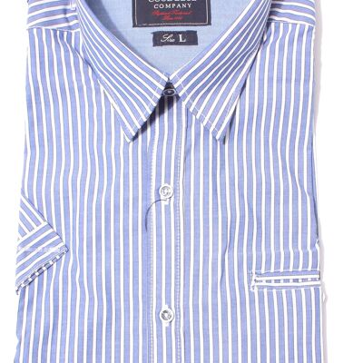 Cool Blue kortärmsskjorta randig - 399 kr