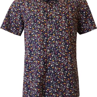 Cool Blue short-sleeved shirt small-flowered - SEK 399