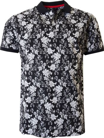 Motif floral piqué bleu frais - 399 SEK - Noir et blanc