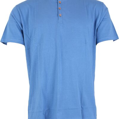 T-shirt Cool Blue coton bio bleu