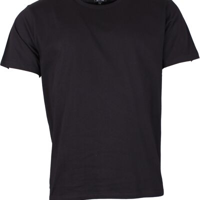 Schwarzes Stretch-T-Shirt