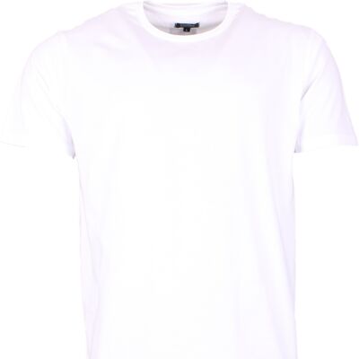 Weißes Stretch-T-Shirt