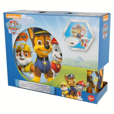 STOR SET CERAMIC SNACK IN GIFT BOX 3 PCS PAW PATROL