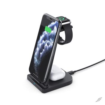 FlexyCharge™ | Station de charge 3-en-1 [Y COMPRIS UN ADAPTATEUR DE CHARGE RAPIDE GRATUIT] 1