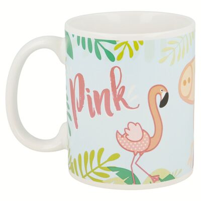 STOR TAZZA IN CERAMICA SB 325 ML PEPPA PIG FENICOTTERO ROSA
