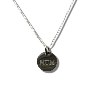 Collana personalizzata con mini disco in argento