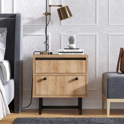 Decormet Pedro Nightstand - Safir Oak