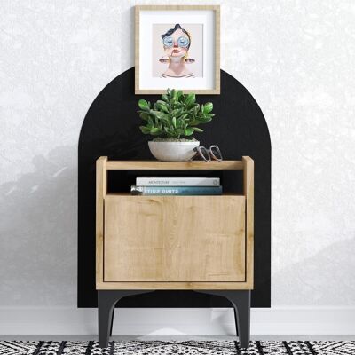 Decormet Zeze Nightstand – Brown