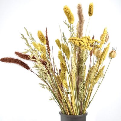 Ramo de flores secas - Amarillo - 50 cm