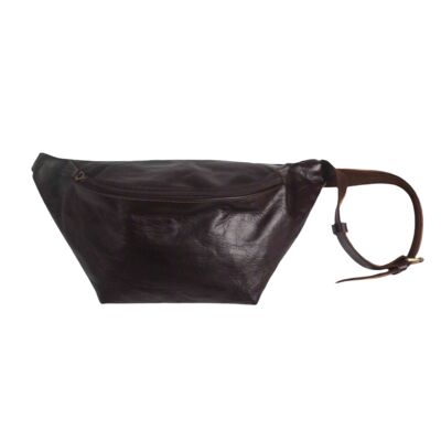 Leather Sling Bum Bag Simo Chocolate Brown