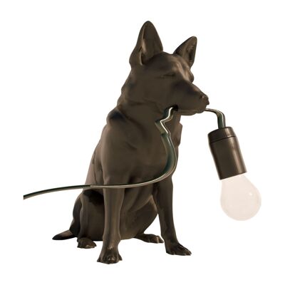Lampada da tavolo a forma di pastore tedesco