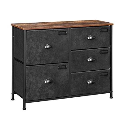 Charging box with 5 fabric drawers
