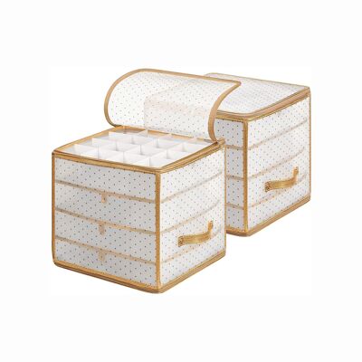 Set of 2 storage containers