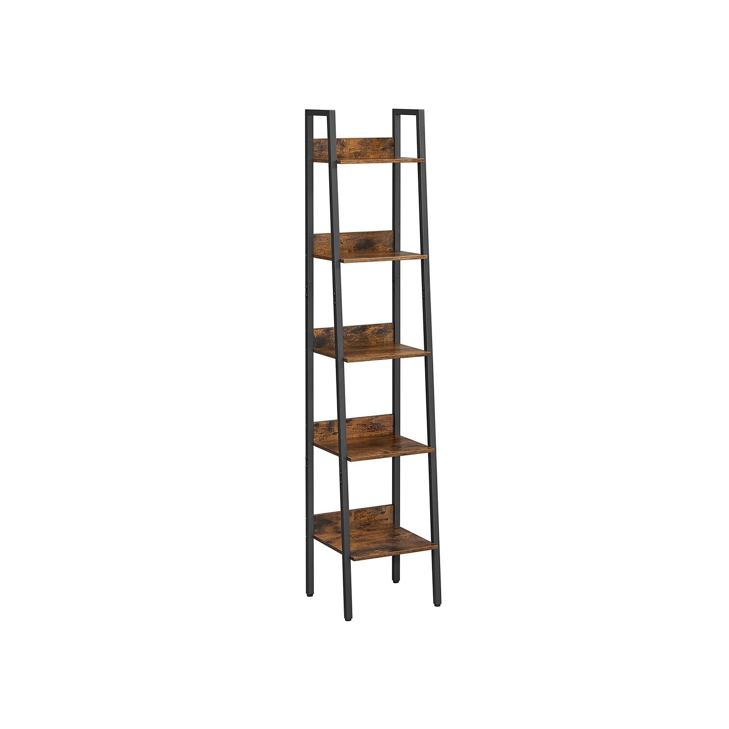 Buy wholesale Industrial design ladder rack with 5 shelves