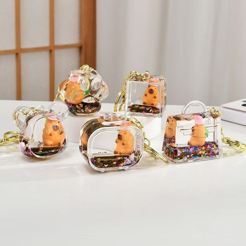 Porte-clés liquide Capybara