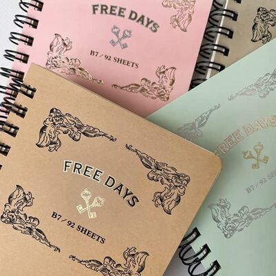 Carnet de notes Life Free Days (B7)