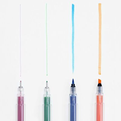 Kit de delineadores de color Kakimori