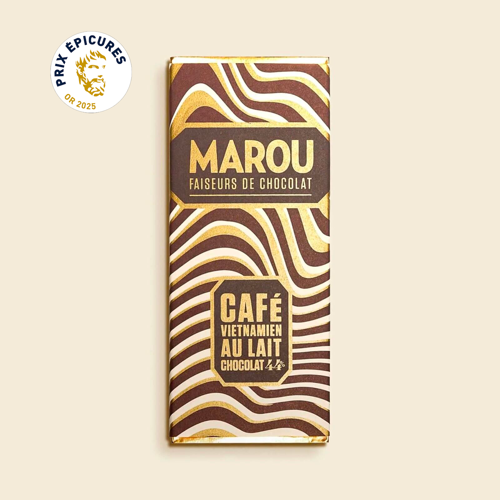 Mini Milk Chocolate Tablet 44% Vietnamese Coffee – 24 g – Grand Cru Vietnam – Recipe Inspired by Ca Phe Sua