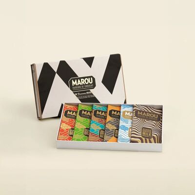 Coffret 6 Tablettes – Collection des Faiseurs – Chocolat Grand Cru Vietnam – 80 g Pièce