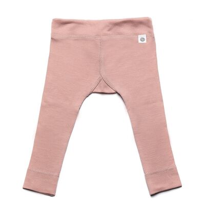 Pantalones de lana para bebés y niños - Lana merino - Misty Rose