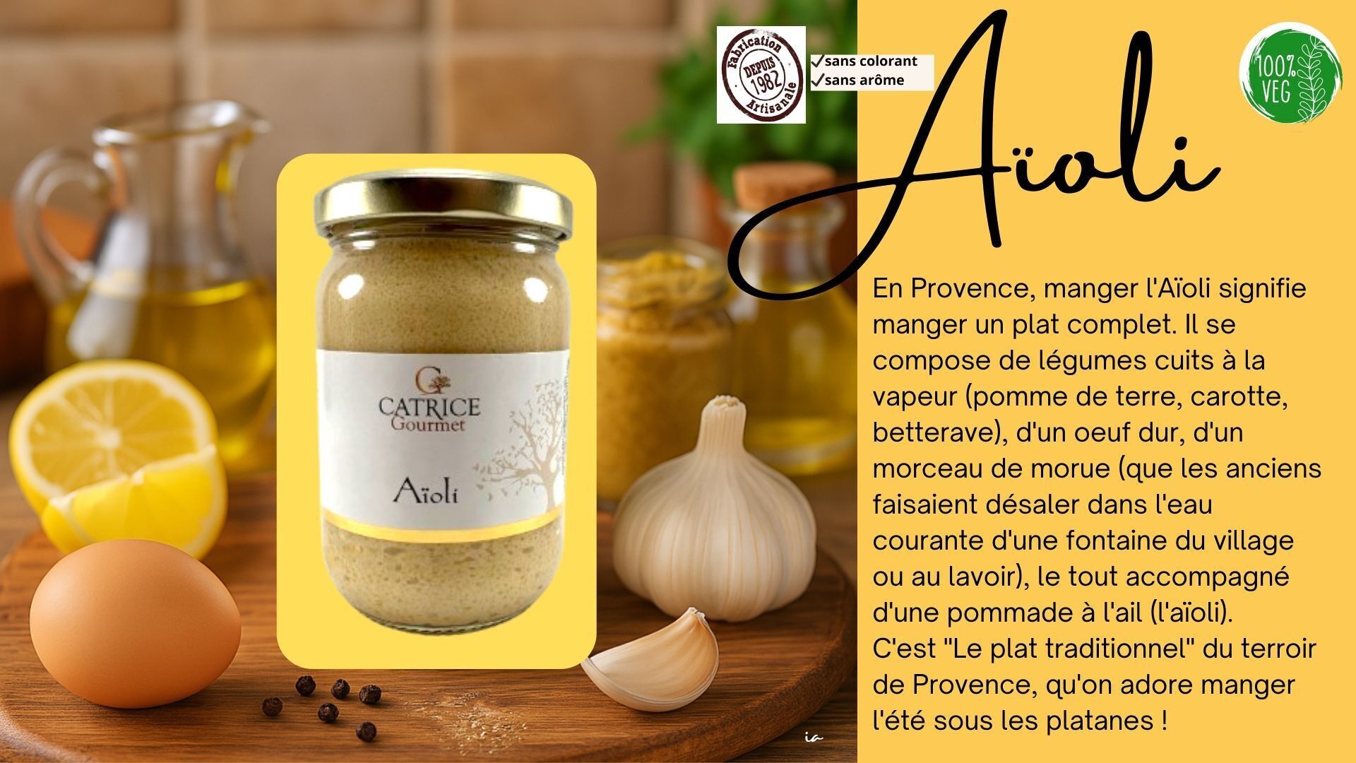 Provençal Recipe - Aioli 170g