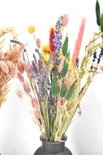 Bouquet de fleurs séchées - Mélange de couleurs - 50 cm 1