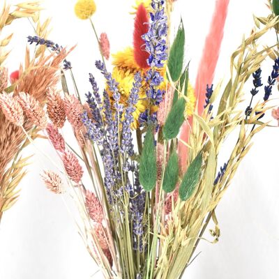 Mazzo di fiori secchi - Mix di colori - 50 cm