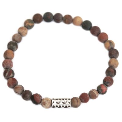 Pulsera de hombre de ojo de tigre mate