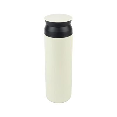 Tazza da viaggio in acciaio inossidabile di alta qualità - Crema opaca - 500 ml