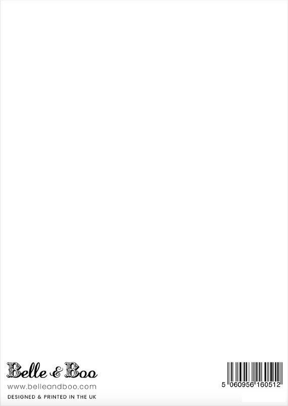 Belle & Boo Halloween-Parade Postkarte