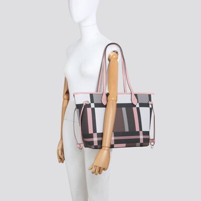 Vegan Leather Large Tote Bag # 1172