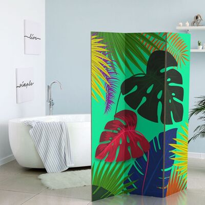 Tropical Green Folding Divider – Eco-Friendly and Foldable Design