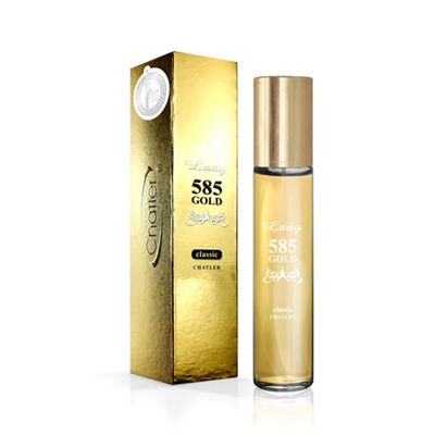 CHATLER 585 Gold Lady Eau De Parfum 5 x 30 ml Più 1 tester gratuito