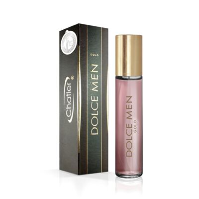 CHATLER Dolce Men Gold Eau De Parfum 5 x 30 ml Più 1 tester gratuito