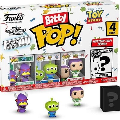 ¡Pequeño POP!Toy Story Zurg - Pack de 4 (9,5 x 14 cm)