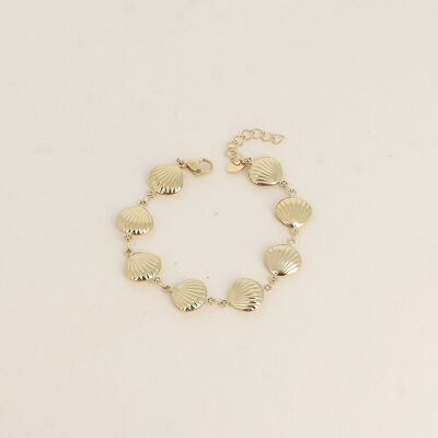 Pulsera de malla de conchas