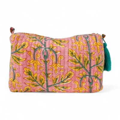Printed cotton toiletry bag No. 78