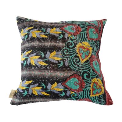 Square Kantha Cushion No. 2