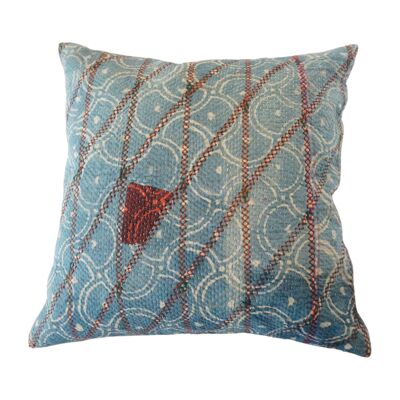 Square Kantha Cushion No. 6