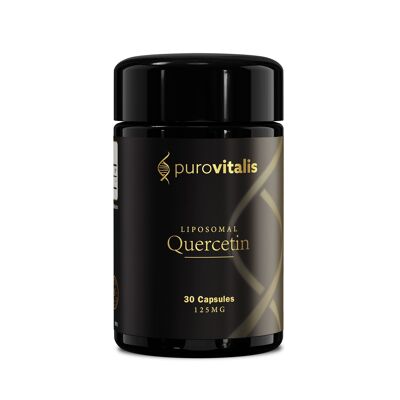 Purovitalis - Quercétine liposomale 30 gélules - Formule à haute absorption 125 mg