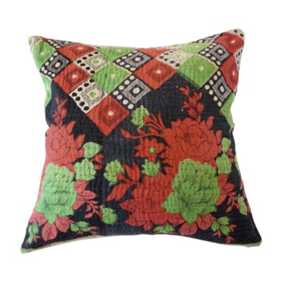Cuscino Kantha quadrato n. 47