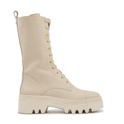 Pelle liscia Anita-Beige