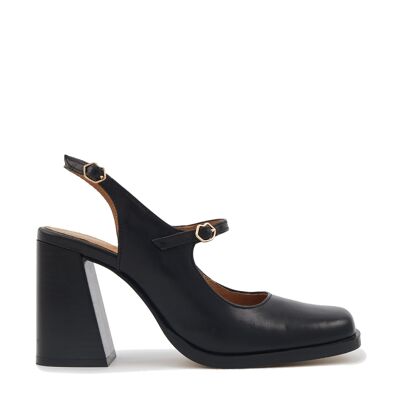 Flora-Cuir Noir